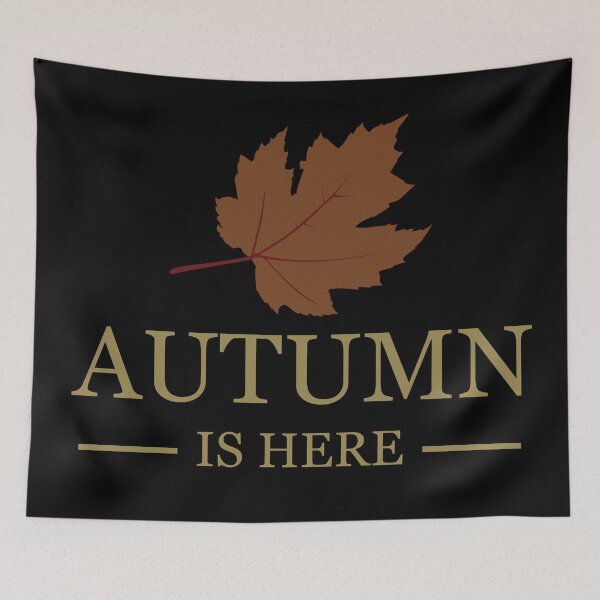 Item preview, Autumn is here cozy cute season hello fall time welcome designed and sold by Alexaltay.