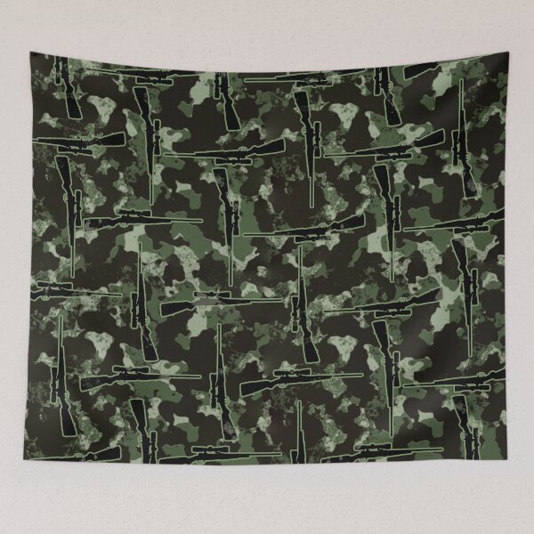 Item preview, Precision Pursuit: Hunting Motif Camouflage Pattern designed and sold by DFLC Prints.