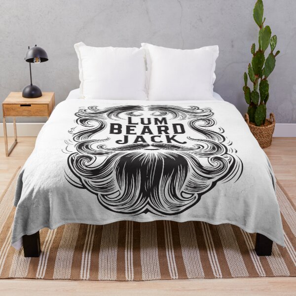 Item preview, Lum Beard Jack. Design for Bearded Lumberjacks. Black Print. designed and sold by twisted-dot.