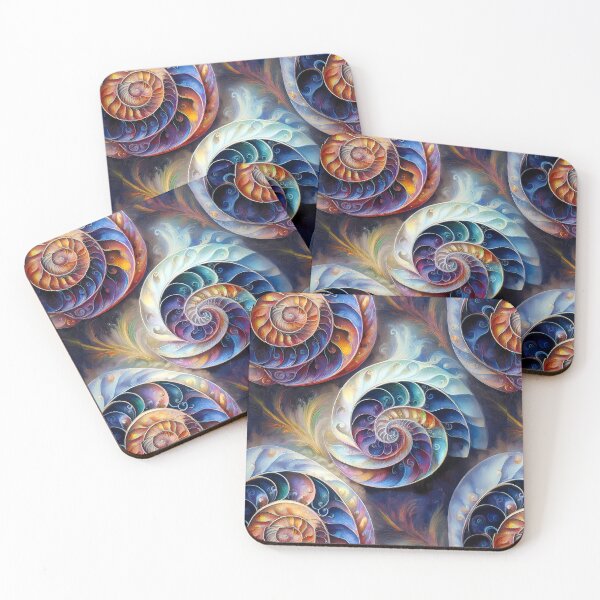 Item preview, Nautilus  Fibonacci designed and sold by Vibranta Studio.