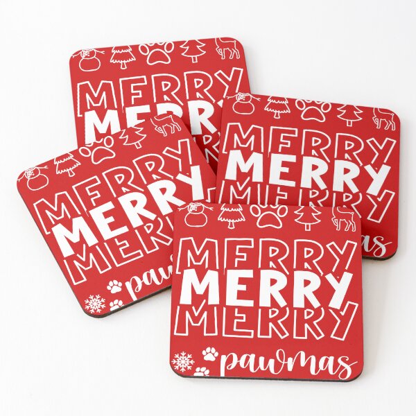 Item preview, Merry Merry Merry Pawmas designed and sold by BeebooDesign.