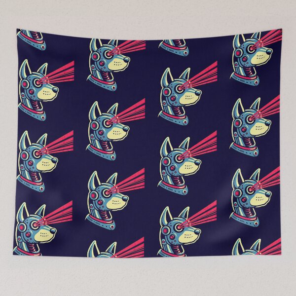 Item preview, Robot Dog Pop Art Style designed and sold by artofuniverse.