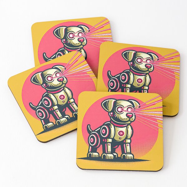 Item preview, Robot Dog Pop Art Style designed and sold by artofuniverse.