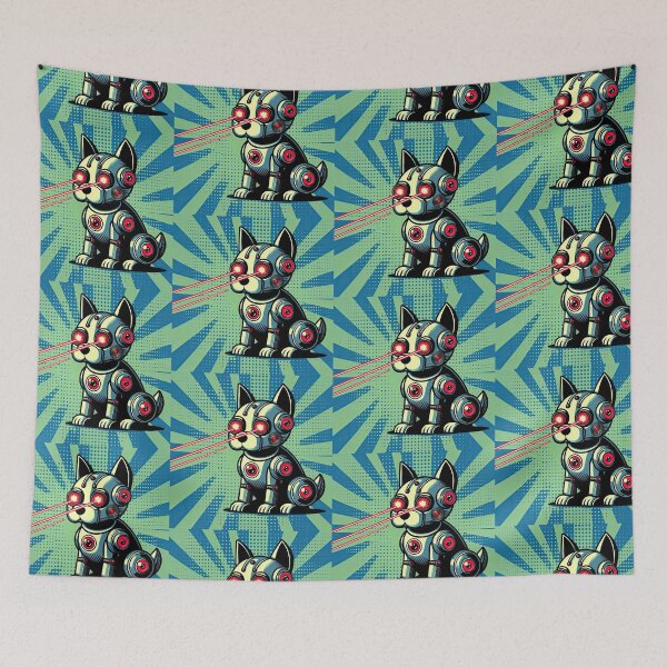 Item preview, Robot Dog Pop Art Style designed and sold by artofuniverse.