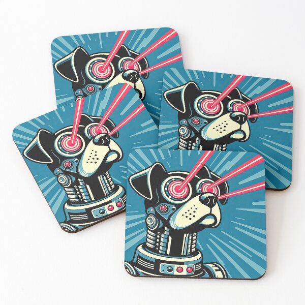 Item preview, Robot Dog Pop Art Style designed and sold by artofuniverse.