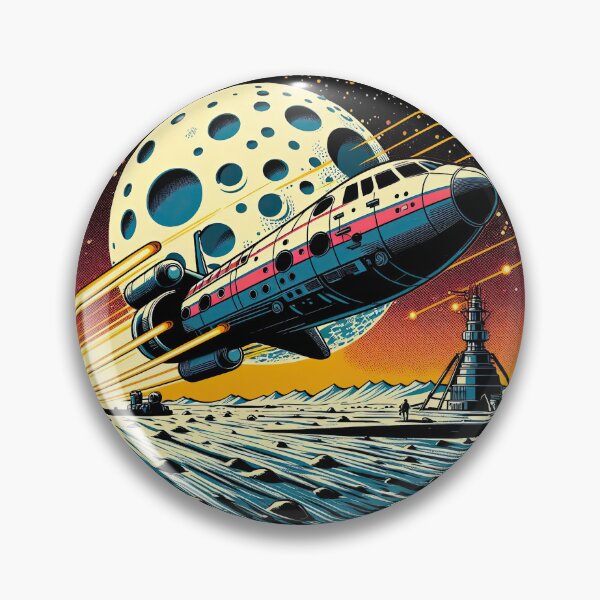 Artikelvorschau, Raumschiff-Pop-Art-Stil entworfen und verkauft von artofuniverse.