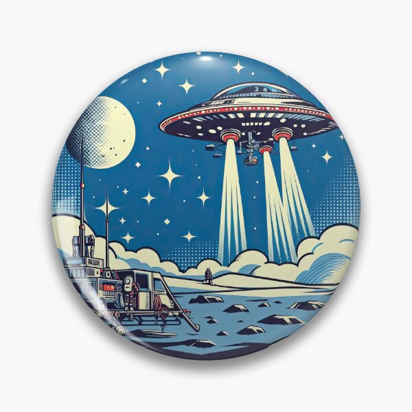 Artikelvorschau, Raumschiff-Pop-Art-Stil entworfen und verkauft von artofuniverse.