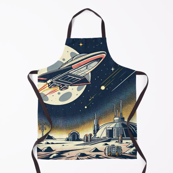 Item preview, Spaceship Pop Art Style designed and sold by artofuniverse.