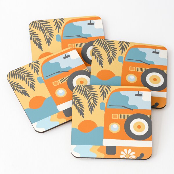 Item preview, Adventure Awaits Digital Vector Illustration Retro Cute Design designed and sold by Gabor Estefan.