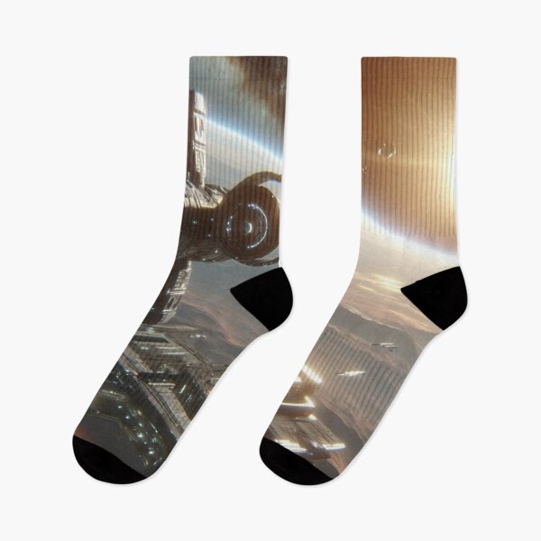Item preview, Futuristic Space Station Orbiting A Distant Planets. designed and sold by IrsathThaslima.