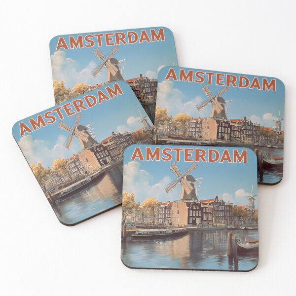 Item preview, Amsterdam Cityscape Art – Captivating Wall Decor Inspired by Dutch Canals & Architecture designed and sold by nomiraclehere.