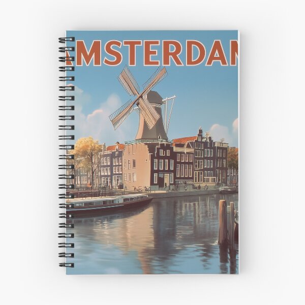 Item preview, Amsterdam Cityscape Art – Captivating Wall Decor Inspired by Dutch Canals & Architecture designed and sold by nomiraclehere.