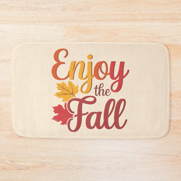 Item preview, Enjoy the Fall - Autumn Leaves Seasonal designed and sold by FEBRICAST.