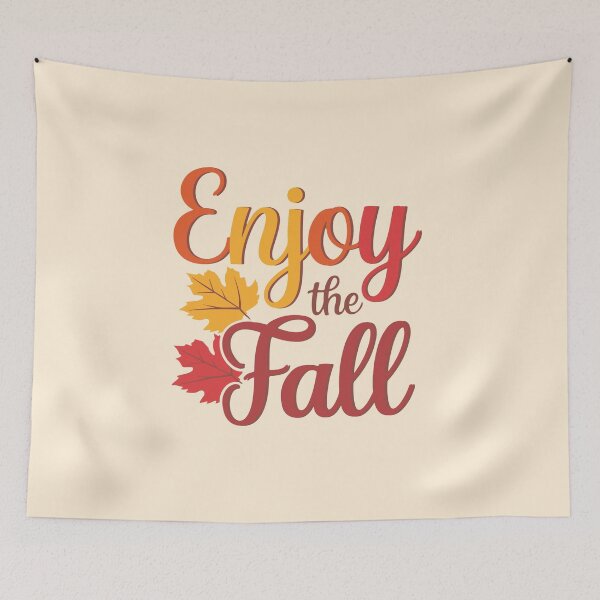 Item preview, Enjoy the Fall - Autumn Leaves Seasonal designed and sold by FEBRICAST.