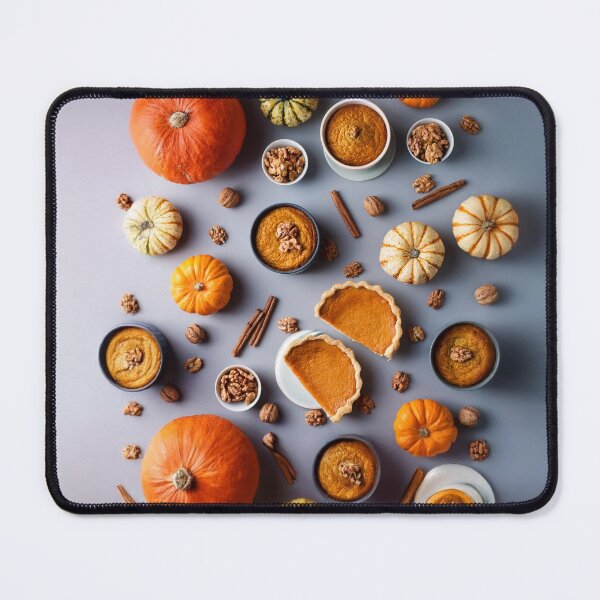 Item preview, Autumn composition: autumn fruits, pumpkins, pumpkin cream pie, leaves, abundance.5 designed and sold by My-fake-places.