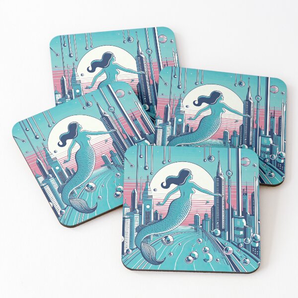 Item preview, Mermaid Pop Art Style designed and sold by artofuniverse.
