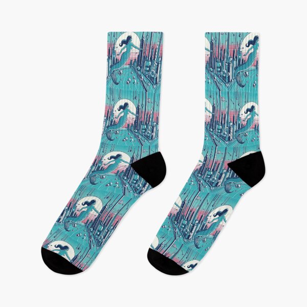 Item preview, Mermaid Pop Art Style designed and sold by artofuniverse.