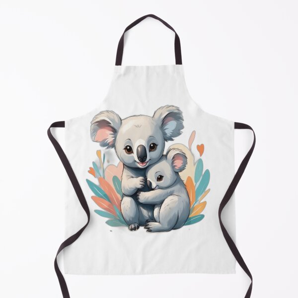 Item preview, Cute Koala Duo with Playful Floral Accents designed and sold by ERA369.