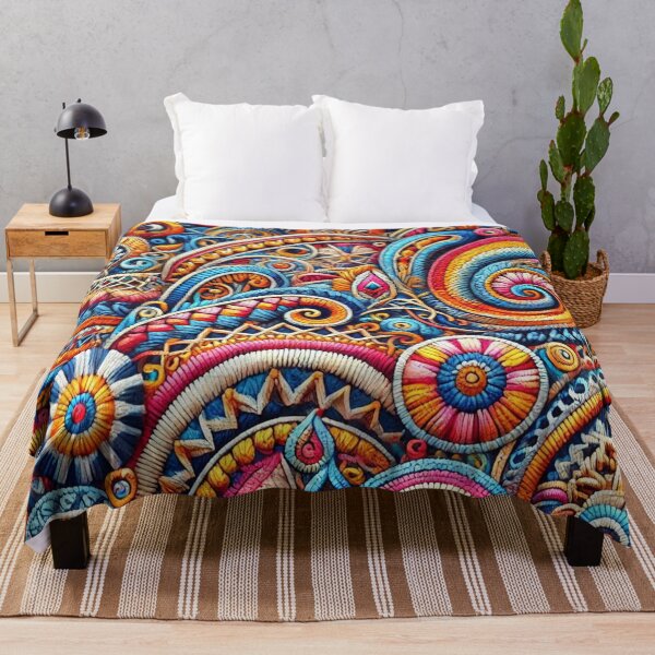 Item preview, Vibrant Tapestry of Woven Patterns designed and sold by Sillytoe.
