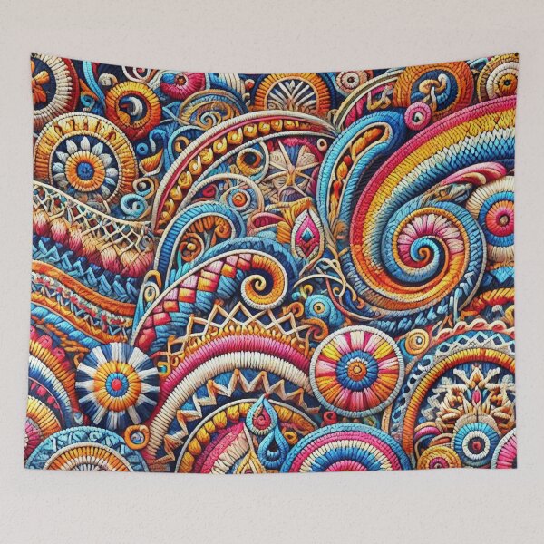 Item preview, Vibrant Tapestry of Woven Patterns designed and sold by Sillytoe.