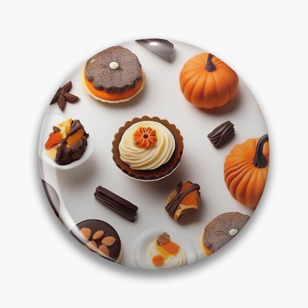 Item preview, Autumn composition: autumn fruits, pumpkins, pumpkin cream pie, leaves, abundance.2 designed and sold by My-fake-places.