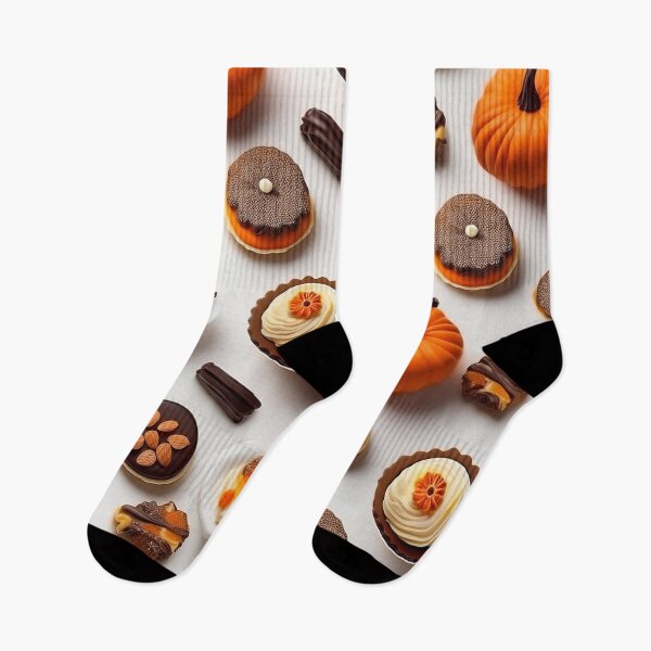 Item preview, Autumn composition: autumn fruits, pumpkins, pumpkin cream pie, leaves, abundance.2 designed and sold by My-fake-places.