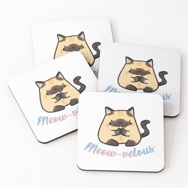 Item preview, Meow-velous scheming siamese cat designed and sold by DuckhatsMcGee.