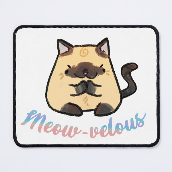 Item preview, Meow-velous scheming siamese cat designed and sold by DuckhatsMcGee.