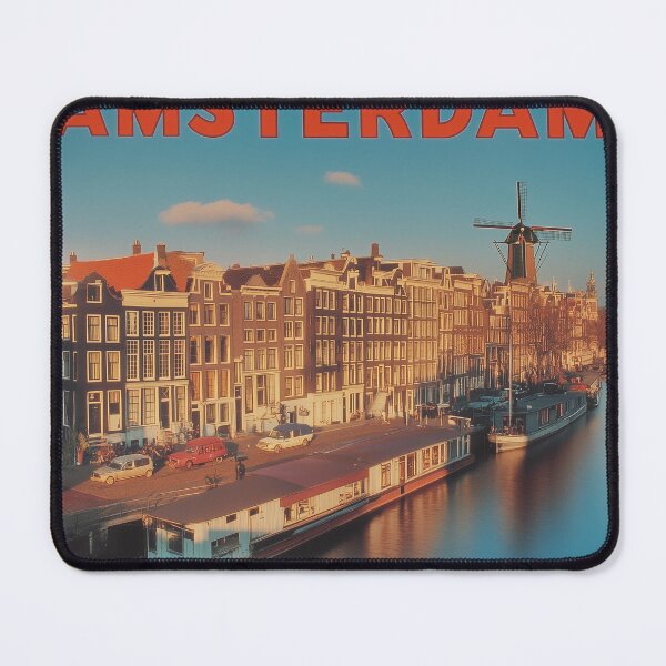 Item preview, Amsterdam Cityscape Art – Captivating Wall Decor Inspired by Dutch Canals & Architecture designed and sold by nomiraclehere.