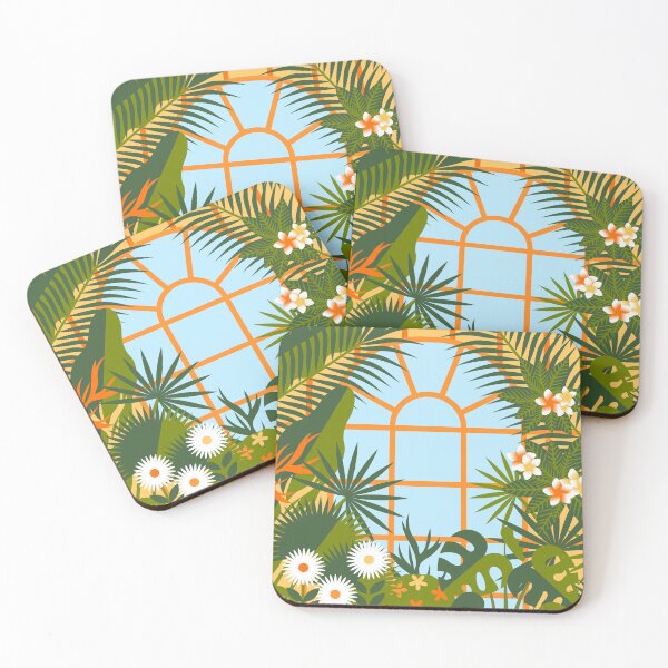Item preview, Palm House Botanical Warm Nature Floral Cute Illustration designed and sold by Gabor Estefan.