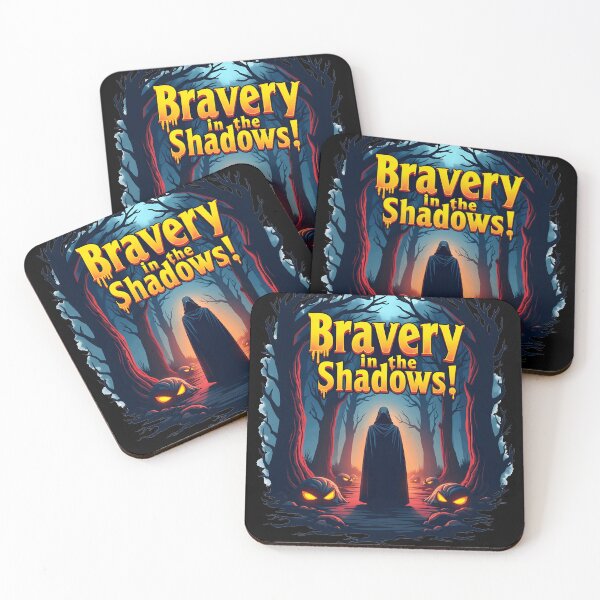 Item preview, Bravery in the Shadows - Halloween Design | Gothic Forest Art for Courage and Fearlessness designed and sold by Dantin.