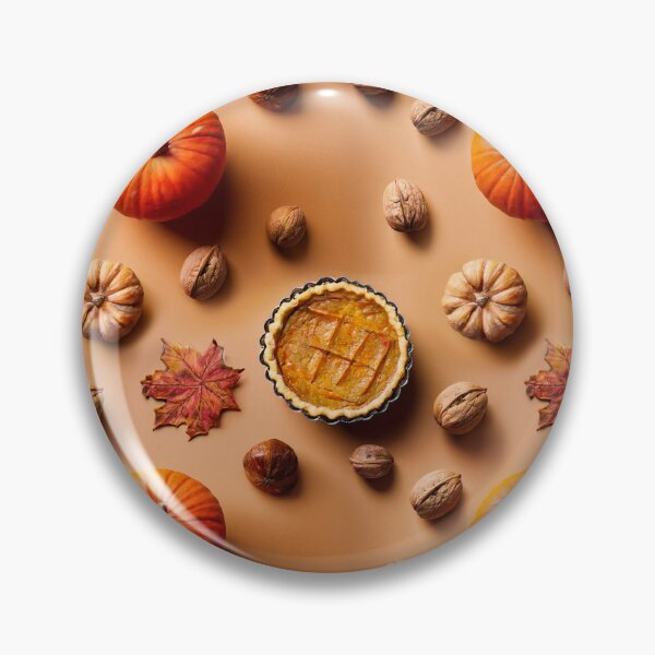 Item preview, Autumn composition: autumn fruits, pumpkins, pumpkin cream pie, leaves, abundance.4 designed and sold by My-fake-places.