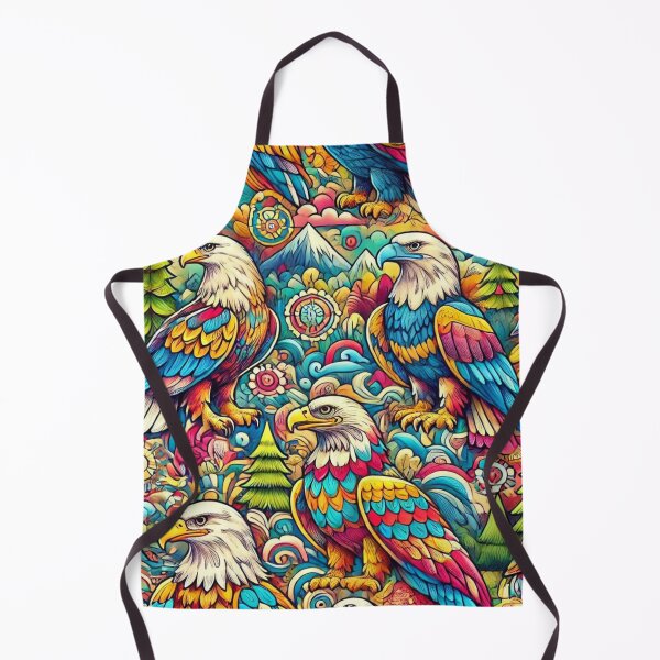 Item preview, Majestic Eagles in a Kaleidoscope of Colours designed and sold by Sillytoe.