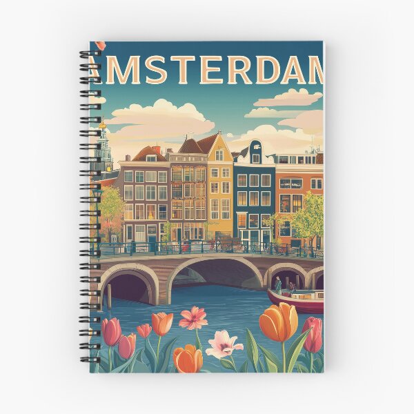 Item preview, Amsterdam Cityscape Art – Captivating Wall Decor Inspired by Dutch Canals & Architecture designed and sold by nomiraclehere.