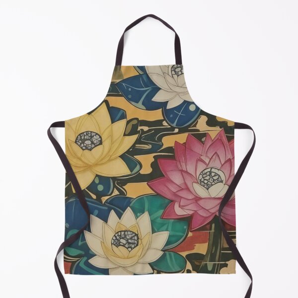 Item preview, Lotus Symphony: A Chusen Dyed Masterpiece designed and sold by SakuraJapanArt.