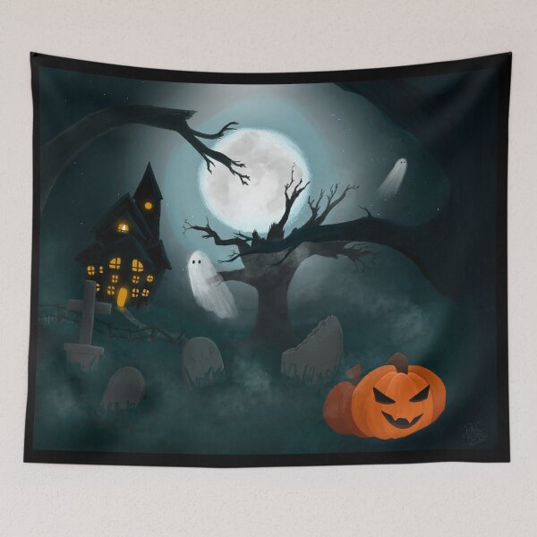 Item preview, Happy Halloween 2024 designed and sold by BittyKittyNeko.