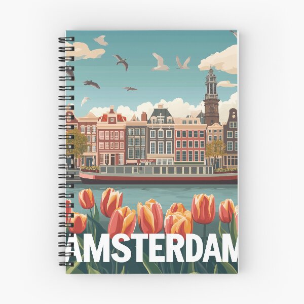 Item preview, Amsterdam Cityscape Art – Captivating Wall Decor Inspired by Dutch Canals & Architecture designed and sold by nomiraclehere.