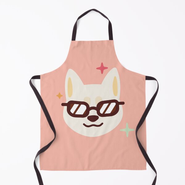 Item preview, White dog with sunglasses designed and sold by MINIMOillu.