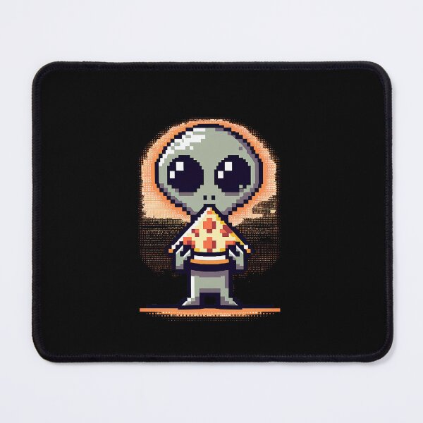Item preview, Cute Pixel Funny Alien Pizza Lover designed and sold by Logiamerch.