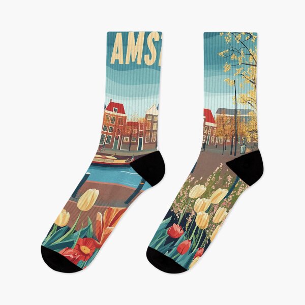 Item preview, Amsterdam Cityscape Art – Captivating Wall Decor Inspired by Dutch Canals & Architecture designed and sold by nomiraclehere.