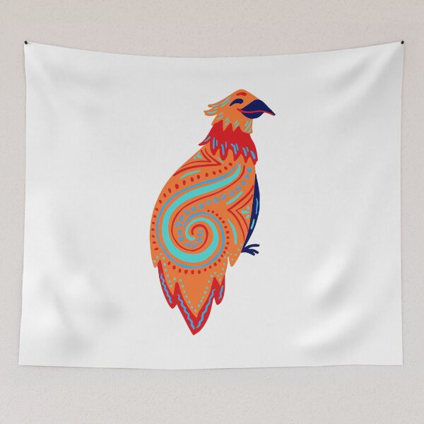 Item preview, Whimsical golden eagle bird alebrije folk art Mexican animal designed and sold by CapriCreatives.