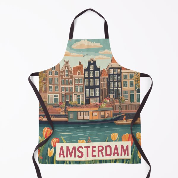 Item preview, Amsterdam Cityscape Art – Captivating Wall Decor Inspired by Dutch Canals & Architecture designed and sold by nomiraclehere.