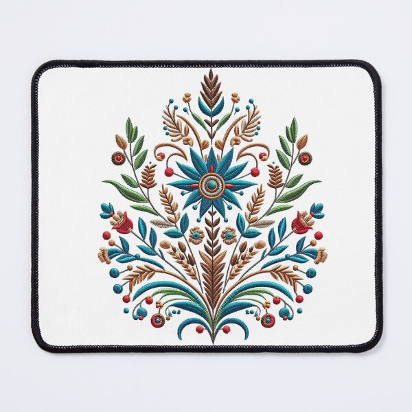 Item preview, Embroidered Floral designed and sold by deniz kaya.