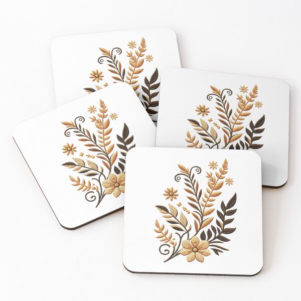 Item preview, Embroidered Floral designed and sold by deniz kaya.