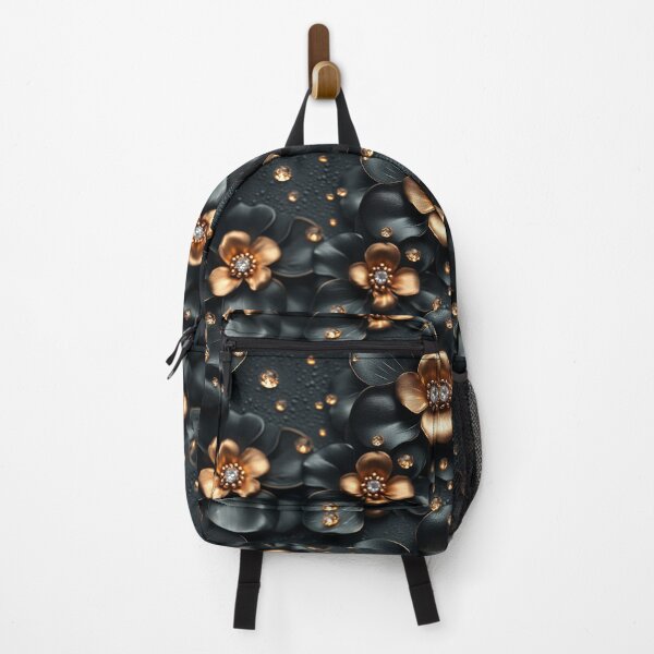 Item preview, Black & Gold Floral Elegance designed and sold by AtomTheopolis.