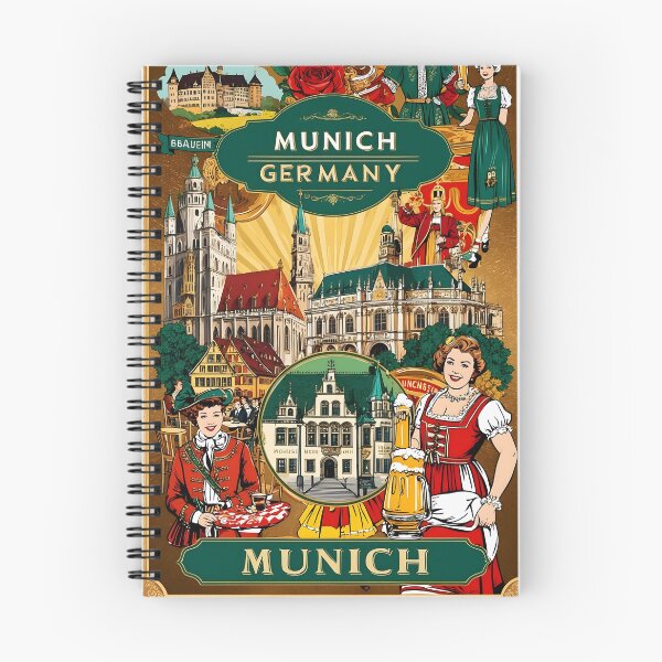 Item preview, Munich Germany Vintage Travel Tourism  designed and sold by TravelersGems.