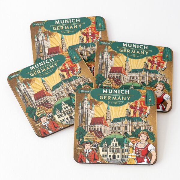 Item preview, Munich Germany Vintage Travel Tourism  designed and sold by TravelersGems.