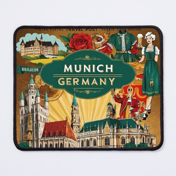 Item preview, Munich Germany Vintage Travel Tourism designed and sold by TravelersGems.