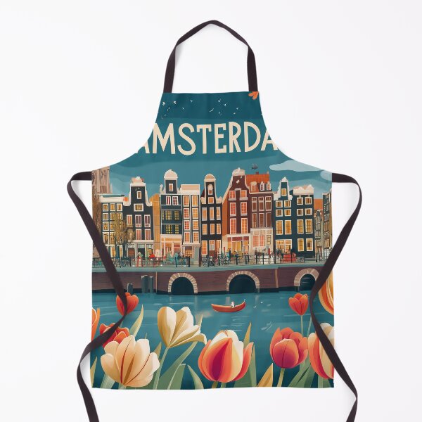 Item preview, Amsterdam Cityscape Art – Captivating Wall Decor Inspired by Dutch Canals & Architecture designed and sold by nomiraclehere.
