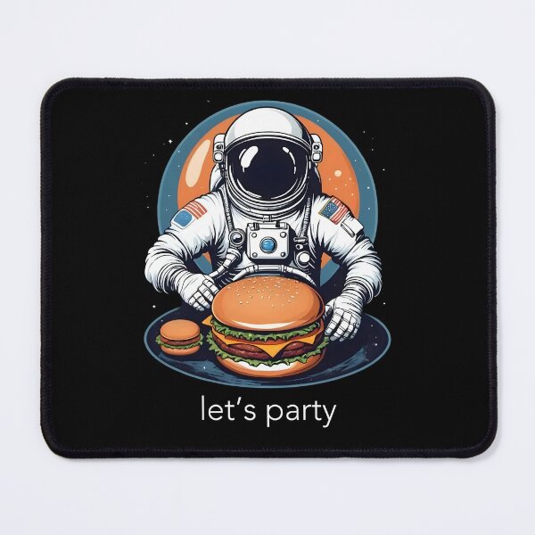 Item preview, Astronaut Eating a Burger in Space designed and sold by ecolatur.